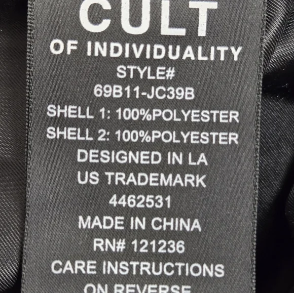 Black Faux Fur Jacket for Men - Picture 8 of 11